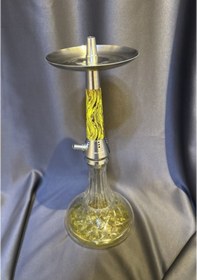 Resim Sarı Çelik Nargile Takımı 