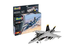 Resim Revell Model Set 1:72 F/A-18F Super Hornet 63834 