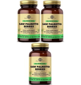 Resim Solgar Saw Palmetto Berries 3 x 100 Kapsül 