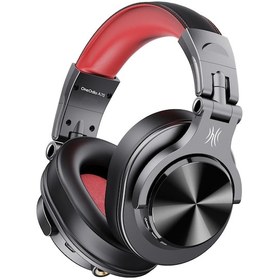Resim Kırmızı Oneodio A70 Kablosuz Kulaklıklar Spor Bluetooth 5.2 Kulaklık Kulak Üstü Kulaklık Mikrofonlu Telefon Hi-res Audio 