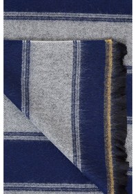 Resim AC&Co / Altınyıldız Classics Erkek Lacı Grı Sıcak Tutan Desenli Triko Atkı Lacı Grı 