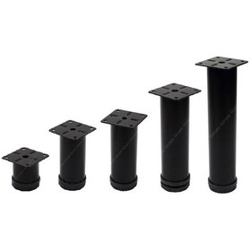 Resim Metal Mobilya Ayağı 42mm Siyah 