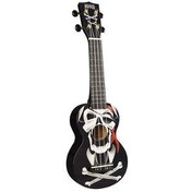 Resim Mahalo Soprano Ukulele (Pirate Black) 