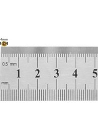 Resim Altın Renk Zirkon Taşlı 4 Mm Mıknatıslı Deliksiz Küpe 1 Çift Manyetik Fake Küpe 