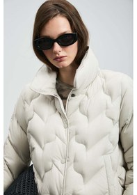 Resim Lufian Desert Ekru Kadın Mont 122120043 Ekru 