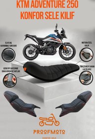 Resim PROOFMOTO Ktm Adventure 250 Konfor Sele Kılıf 