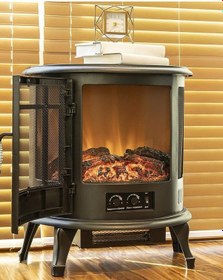 Resim Reyo Stove Sümer 1950 Watt Çift Kademe Dekoratif Elektrikli Şömine 