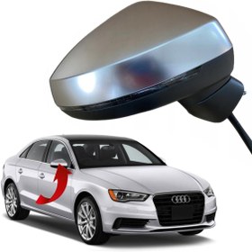 Resim gkl Audi A3 Sağ Ayna Komple Katlanır 2012-2019 8v5857410b 