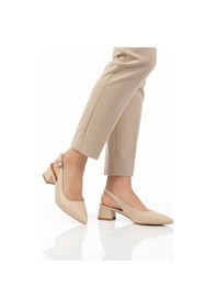 Resim Ayakmod Bej Kadın Topuklu Abiye Ayakkabı 323101 Z Bej 