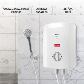 Resim Lider Ekvator 7000 W Elektrikli Şofben 