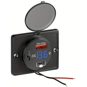 Resim Dream011 Kara Mt-06 Araba Sarj Cihazi 12 40v Pd30w Qc3 0 Hizli Sarj Usb Sigara Isiklari Adaptoru Kamyon Rvs Gemi Uygun 