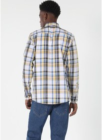 Resim Colin's Colins Regular Fit Shirt Neck Erkek Çok Renkli Uzun Kol Gömlek Cl1058247 Q1.v1 Mtc Çok Renkli 