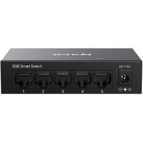 Resim TREND Tenda TEG2205D 5 Port 10-100-1000 Switch Cloud Yönetilebilir Çelik Kasa Switch 
