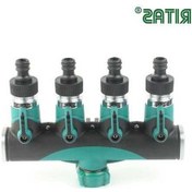 Resim Pazly Çinko Alaşımı 4 Yollu Su Dağıtıcısı Vana Bahçe Su Dağıtıcısı - Sanbuyos Listesi 