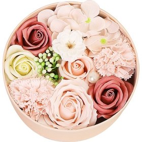 Resim Yifomall "kokulu Sabun Gül Çiçeği - Hediye Kutusunda Romantik Dekor Ve Özel Tebrik Kartı" 