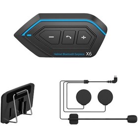 Resim Ranyeek Motosiklet Kask Bluetooth Kulaklığı - Bt5.0, 1500mah, Gürültü Azaltma, Ipx67 Su Geçirmez, Bölünebilir Ana Ünite - Siyah Sert Boru Mikrofon 