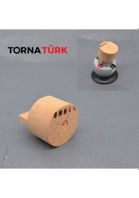 Resim Ahşap Malafa Yuvarlak Bilezik Ve Bileklik Rokelası - Top Mengene Yuvarlak Bileklik Malafa Şekillen Metalik 