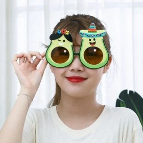 Resim Just Cheap Store Hawaii Temalı Avokado Gözlük – Kostüm &amp; Parti Gözlüğü 