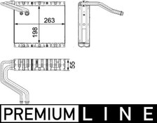 Resim MAHLE AE85000P | Evaporatör Volvo Xc60-Freelander II 2,2D (Ae85000p) 