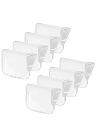 Resim Microcase Sert Plastik Buzdolabı Bölüm Düzenleyici Ayracı Buzdolabı Organizatörü-al5272 8 Adet Beyaz 