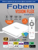 Resim FOBEM Vision Flex 6K Android TV Box Medya Oynatıcı - Ses Komutlu Wi-Fi 4 Gb Ram 32 GB Hafıza 