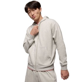 Resim Jordan Brooklyn Fleece Full-Zip Erkek Gri Basketbol Sweatshirt FV7289-050 