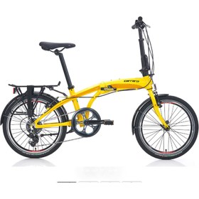 Resim Carraro Flexi 107 20 V Katlanır Bisiklet (Sarı Siyah Kırmızı) 