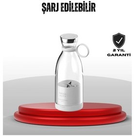Resim Universal Taşınabilir Usb Şarjlı Taze Meyve Suyu Blender 