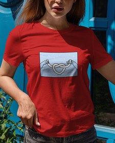 Resim Muhabbet Kadın Tişört 