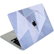 Resim MacBook Pro M1-M2 A2338 Uyumlu Gri Sticker Laptop Koruyucu Kılıf MARBLE14 McStorey