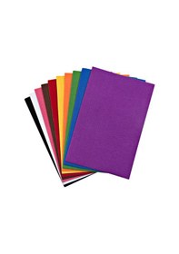 Resim Nova Color Renkli Yapışkanlı Keçe 10 Renk 20X30 Cm. 