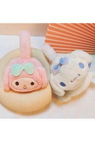 Resim So Iconic Sanrio My Melody Sevimli Pembe Renk Peluş Kulaklık 