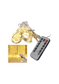 Resim Winnboss Ekl-11 300 Günışığı Ledli Peri Motifli 3x3 Perde Dekoratif Aydınlatma 8 Modlu Usb 5vdc Kumandalı 