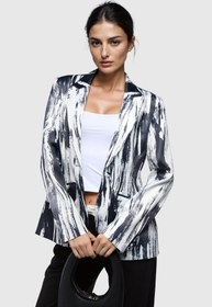 Resim Adin Graffiti Yaka Blazer - M 