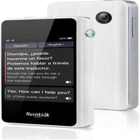 Resim Fluentalk Timekettle T1 Mini Tercüman Cihazı WiFi Gerektirmez - Beyaz 