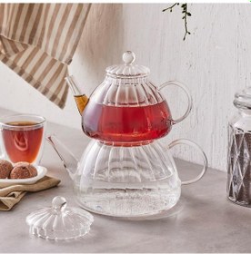 Resim Karaca Lori Borosilikat Cam Çaydanlık 