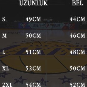 Resim Lakers Retro Basketball Şort - Beyaz / XL 