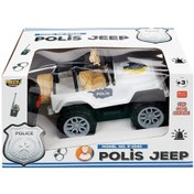 Resim Prestij Oyuncak 2 Fonksiyonlu Polis Safari Jeep Beyaz 