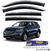 Resim Hyundaı Santa Fe Kromlu Cam Rüzgarlığı 4l 2018 Üzeri 