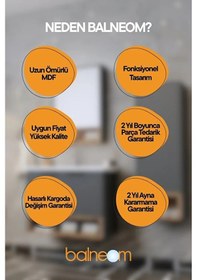 Resim Evora 4 Modern Portmanto Askılı Vestiyer Vizon - Lefkas Vizon 