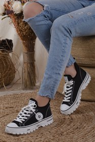Resim Odal Shoes Kadın Siyah Unisex Spor Ayakkabı Wmax355842 