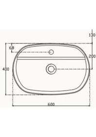 Resim Isvea Infinity Tezgah Üstü Lavabo 60 CM 