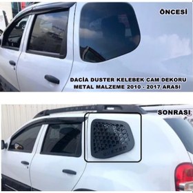 Resim Duster Kelebek Cam Koruma Dekoru Metal Malzeme 2010 - 2017 Arası 