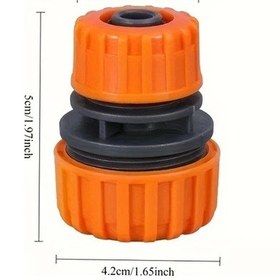 Resim Gaojunshop01 Bahçe Hortumu Plastik Çift Erkek Hızlı Bağlantı Uzatma Seti 6 Dakika 4 Dakika 