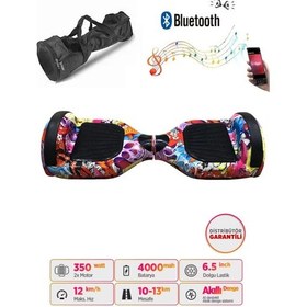 Resim Citymate Hoverboard 6.5 inch Elektrikli Kaykay Scooter Bluetooth Hoparlörlü Çanta Hediye D16 