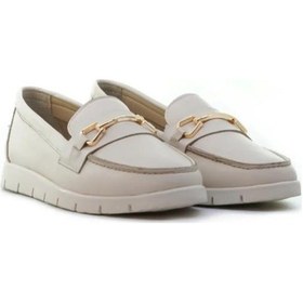 Resim Venüs 24075604y Ortopedik Yumuşak Loafer Deri Kadın Ayakkabı Bej 