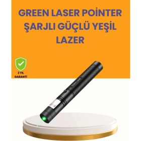 Resim AyrStore Buğz 5000MW Yeşil Lazer Pointer Profesyonel Uzun Menzilli 