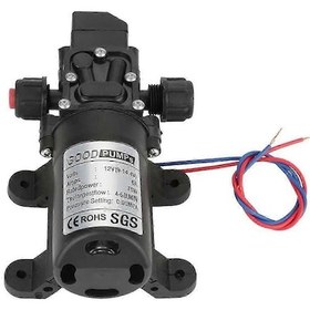 Resim Karavan Ve Tekneler İçin 12v Kendinden Emişli Su Pompası - Yüksek Basınçlı 70w Siyah 