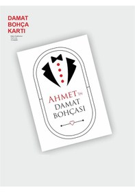 Resim Damat Bohçası Kartları, Damat Çeyiz Bohça Kartı, Bohça Kartı 18 A 