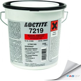 Resim LOCTITE PC 7219 Darbelere Karşı Gri Metal Yüzey Kaplaması 1 kg. (1 Adet) 